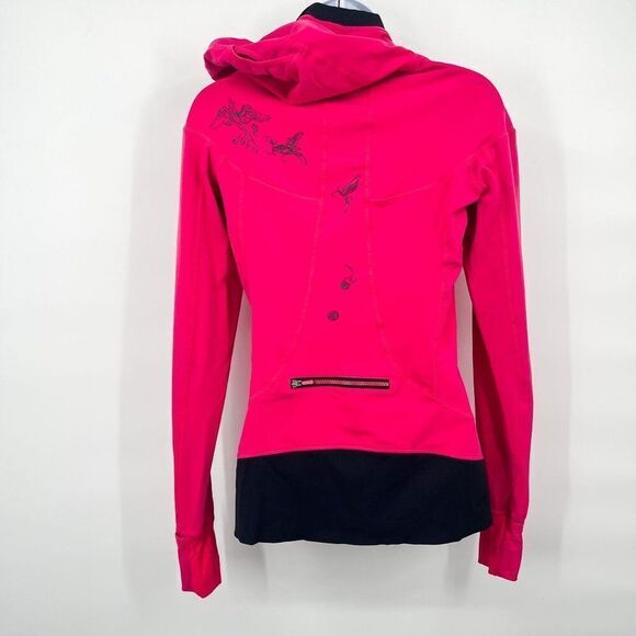 Lululemon RARE Fruity Tootie Rain Spirit Free Bird Athletic Sweatshirt Hoodie - Picture 4 of 10